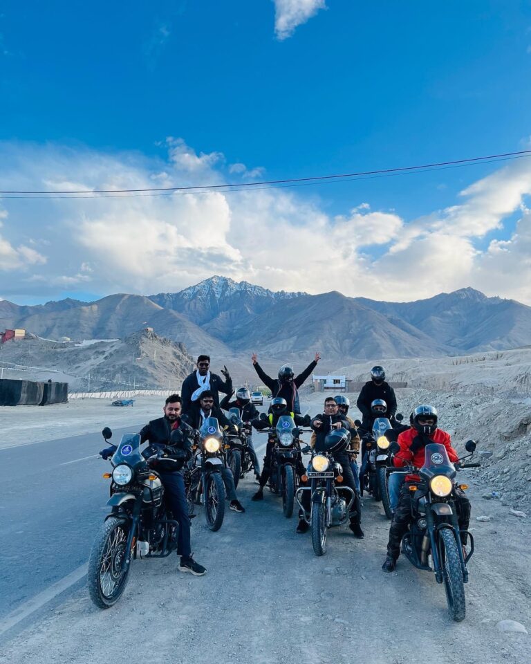 Bikers group at Leh ladakh tour